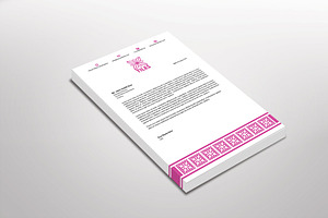 Tiles Letterhead Template