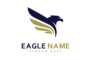 Eagle Logo Design Vector  Eagle wing, a Branding & Logo Template by T.Vooka