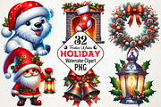 Festive Winter Holiday Clipart, a Seasonal Illustration by RobertsArt (Thumbnail 1 of 7)