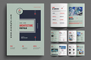 New Architecture Portfolio Template, a Brochure Template by MightyDesign (Thumbnail 1 of 6)