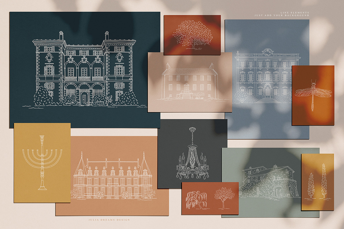 Blooming Castle Collection, a Texture Illustration by Julia Dreams (Photo 7 of 9)
