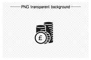 Pound Currency Icons Set, a Finance Illustration by Designfour (Thumbnail 2 of 7)