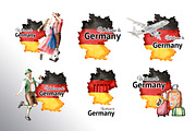 Welcome to Germany. Watercolor set, an Illustration by Daria Ustiugova (Thumbnail 12 of 15)