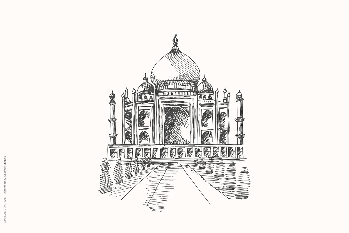 City Landmarks Destinations Abstract, a Decorative Illustration by Kaya Fonts (Photo 17 of 17)