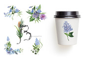 My garden. Watercolor set, an Illustration by Love Watercolor Store (Thumbnail 8 of 13)