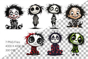 Halloween cartoon Beetlejuice., a Person Illustration by KENO Mascots (Thumbnail 2 of 10)
