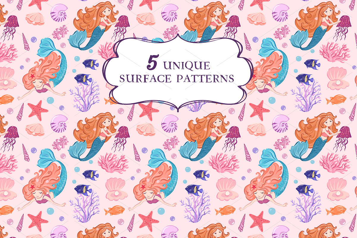 Fabulous Ocean-Graphic Set, an Animal Illustration by Irina Diasli (Photo 8 of 12)