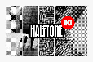 Classic Halftone Photo Effects