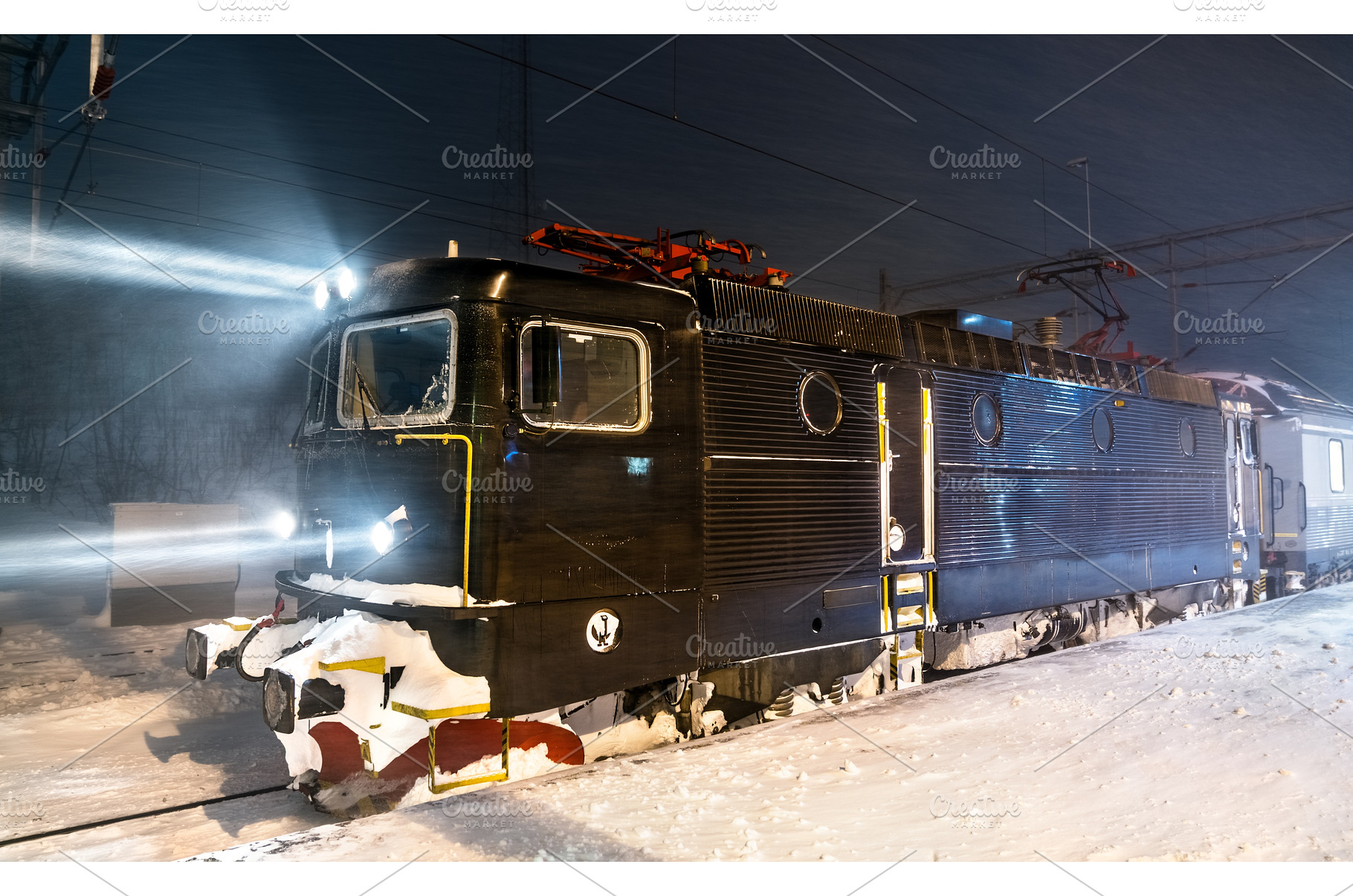 Train at Abisko Station in Sweden, a Transportation Photo by Leonid Andronov