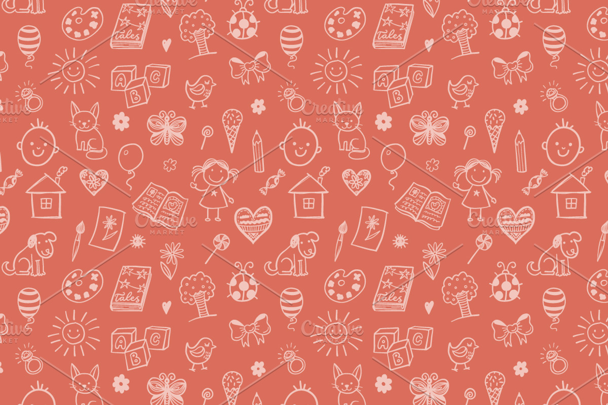 15 kids patterns set, a Pattern Graphic by Hala (Photo 12 of 15)