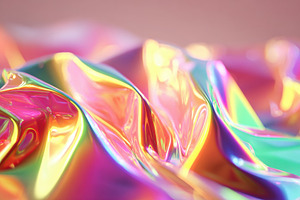 Colorful flowing liquid abstract background, an Abstract Photo by AlyaAnd