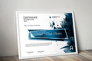 Certificate Word | PSD | AI, a Stationery Template by Curve Design (Thumbnail 1 of 3)