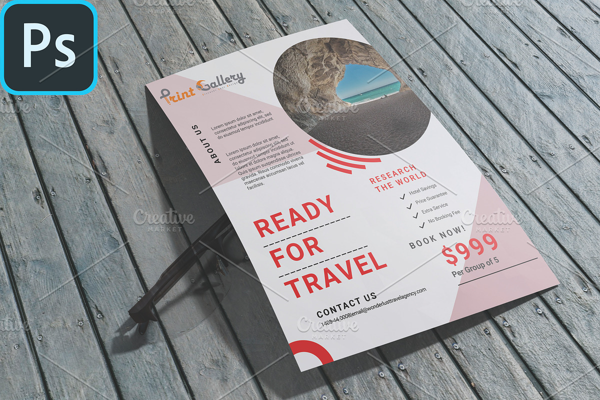 Spiti Travel Flyer, a Flyer Template by Proshanta Sarker (Photo 1 of 4)