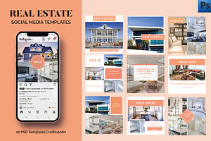 Real Estate - Social Media Templates