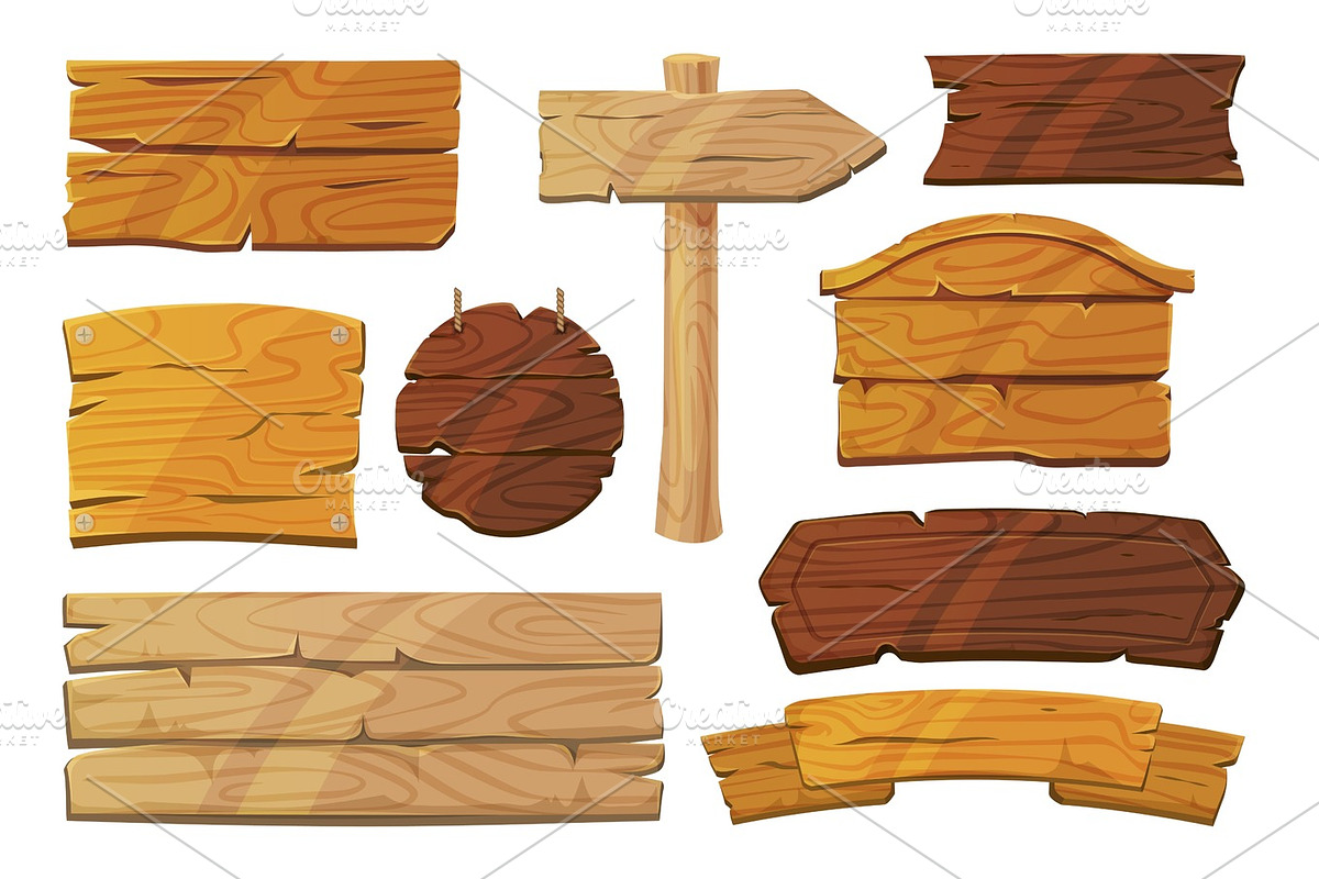 Old and retro western signs with empty space, an Illustration by Elegant Solution