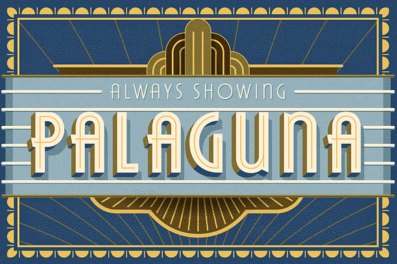 Adelios Layered Font preview 8