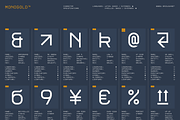 Monogold – Fibonacci Monospace, a Sans Serif Font by Gridlounge (Thumbnail 5 of 13)