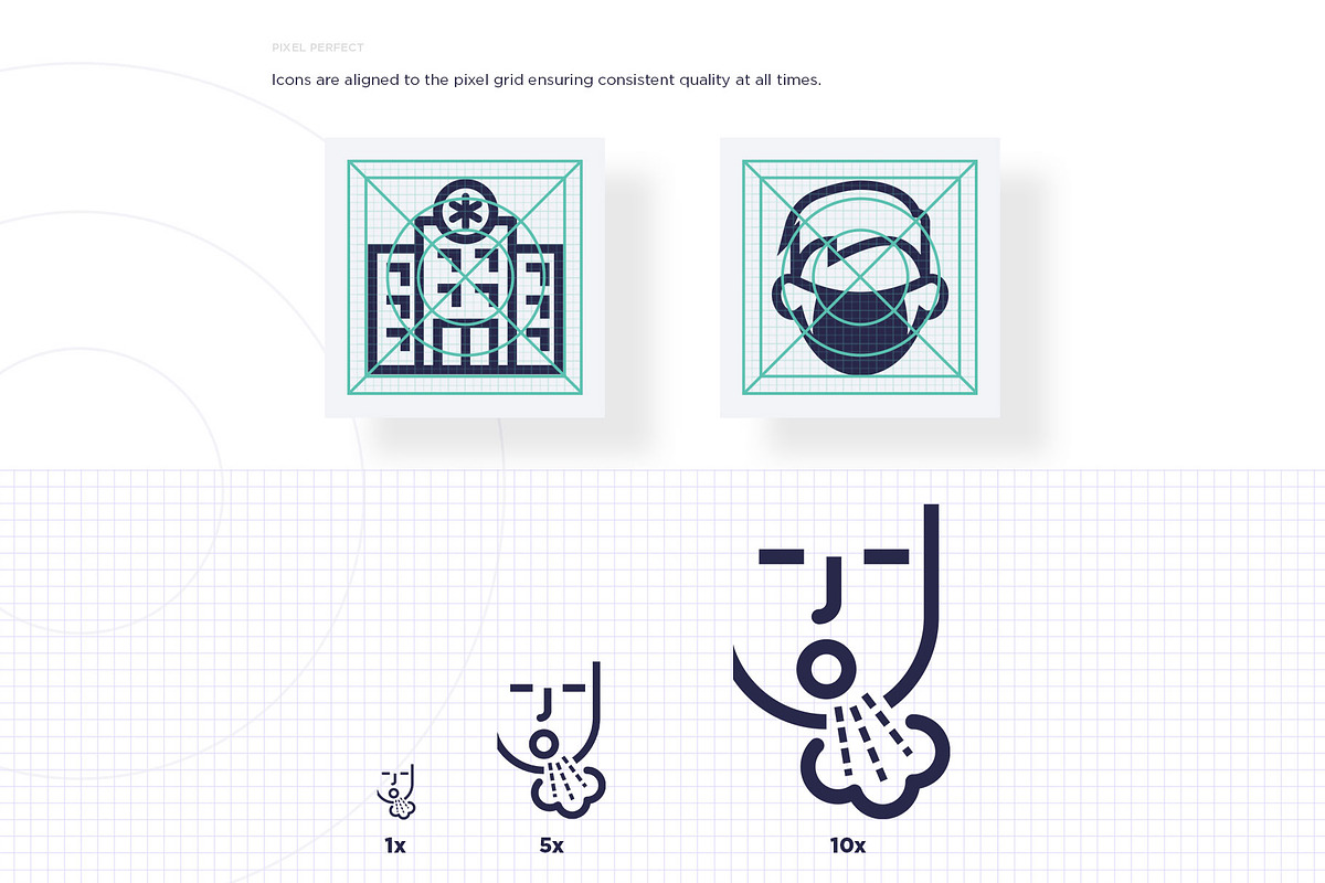 Coronavirus COVID-19 | 42 Icons Set, an Outline Icon by Marina Silence (Photo 9 of 17)