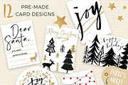 JOY TO THE WORLD HOLIDAY DESIGN KIT, a Seasonal Illustration by Mxtama (Thumbnail 2 of 8)
