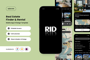 RID – Real Estate Finder App Design, an App Template by twinstd