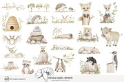 85 forest animal clip art, an Animal Illustration by Poppy Lane Studio (Thumbnail 2 of 10)