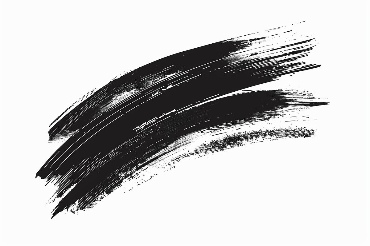 Ink Brush Stroke Bundle Set, an Illustration by Designs_River (Photo 5 of 9)