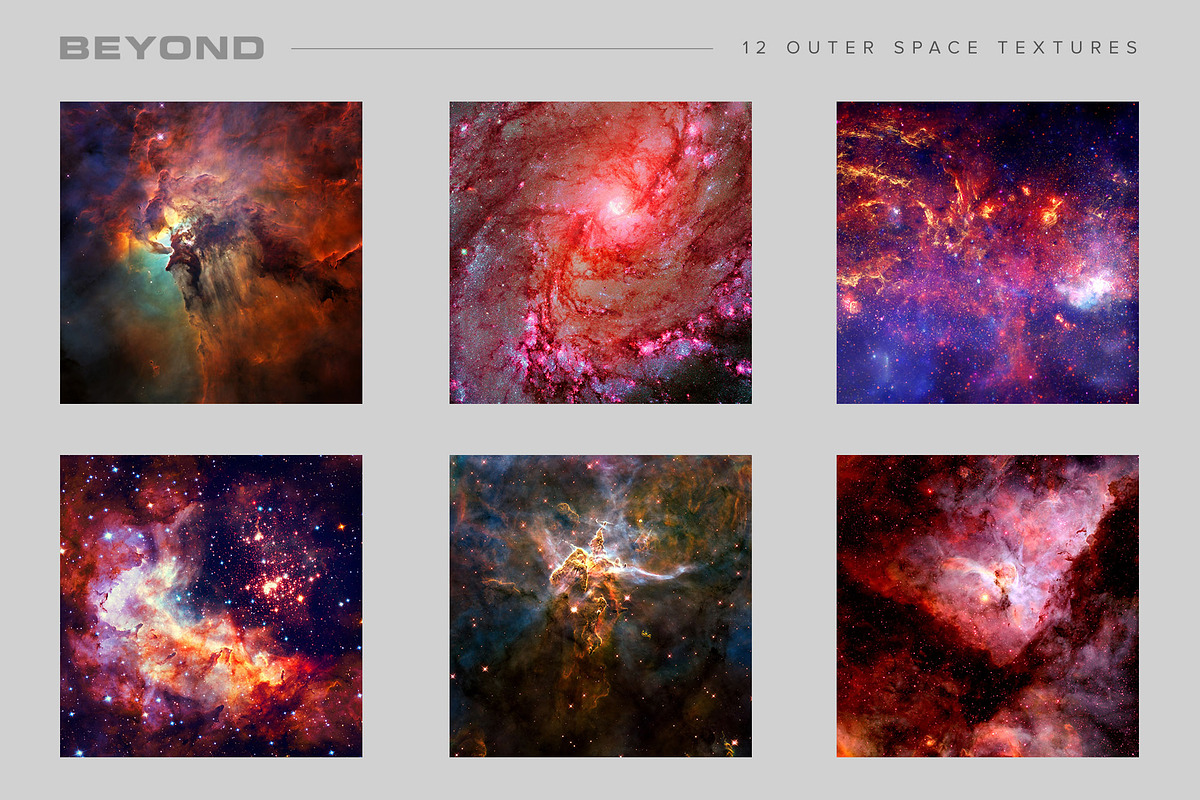 Beyond: 12 Outer Space Textures, a Texture Graphic by Chroma Supply