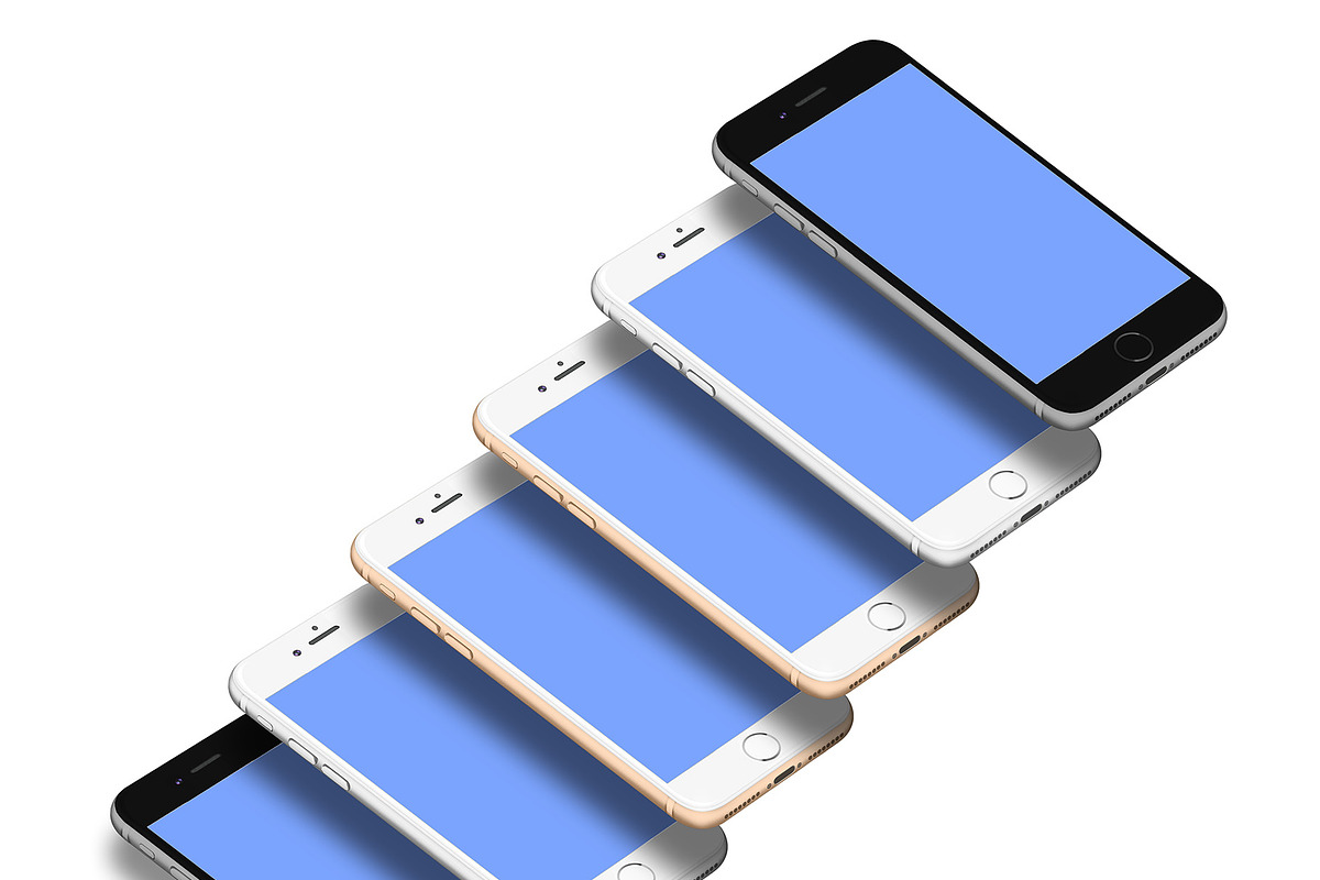 3D iPhone Presentation Mock-Up 02, an iPhone Mockup by Graphicsworld125 (Photo 3 of 9)