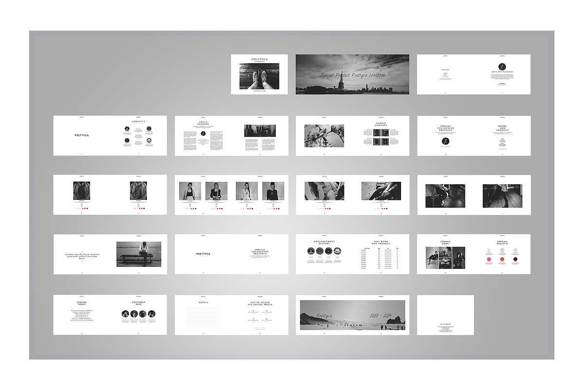 Prettyca Lookbook, a Brochure Template by Firtana (Photo 14 of 14)