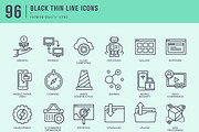 Business and Technology icons, an Outline Icon by PureSolution (Thumbnail 2 of 4)