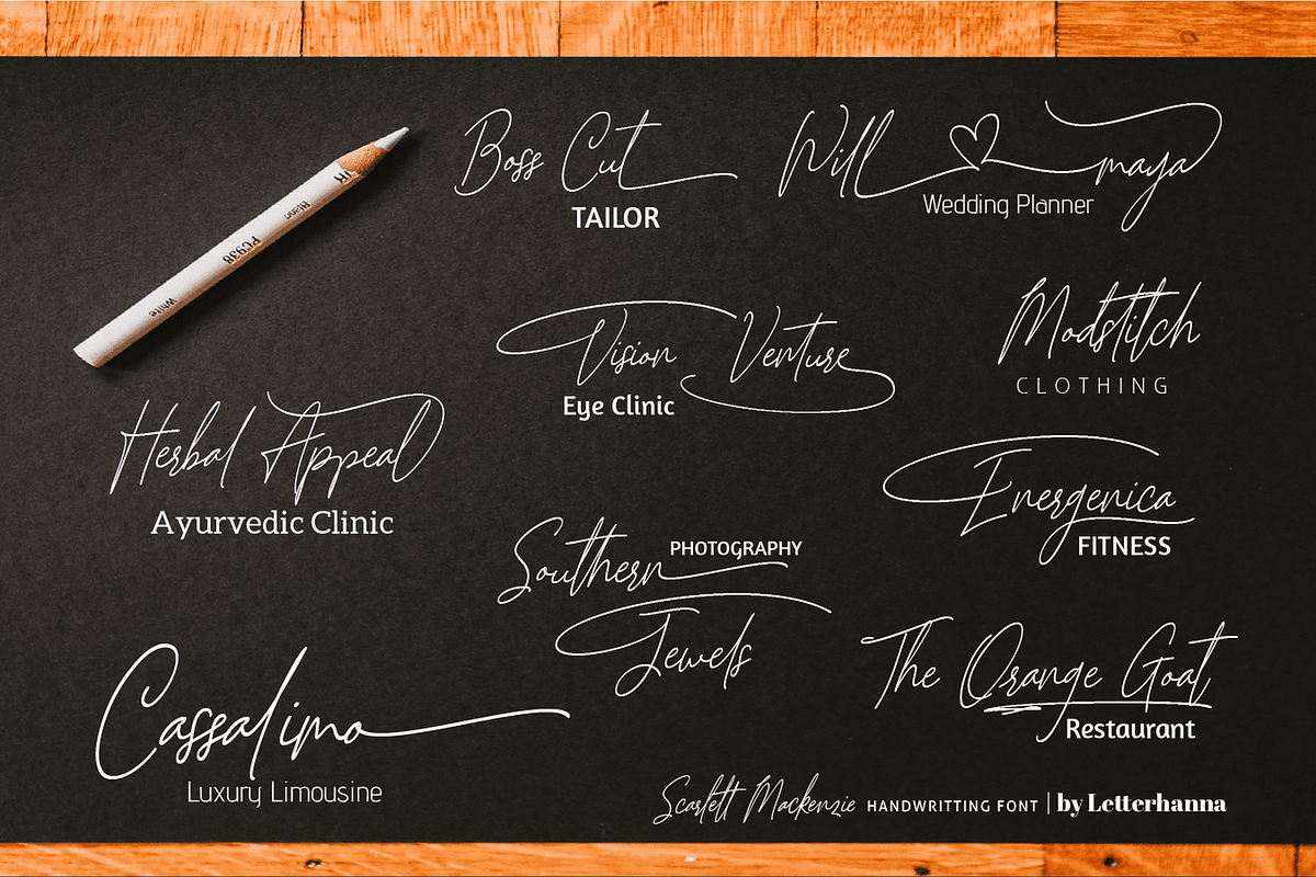 Scarlett Mackenzie Handwriting Font, a Handwritten Font by Letterhanna Studio (Photo 4 of 20)