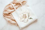 White Floral Clipart, an Illustration by Watercolor design (Thumbnail 5 of 12)