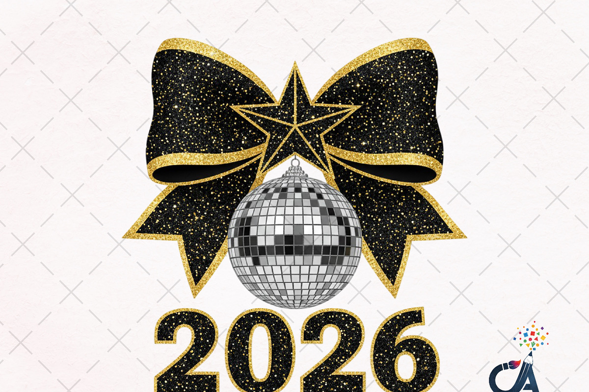 New Year Coquette 2026 PNG, an Illustration by Creative Art (Photo 1 of 5)