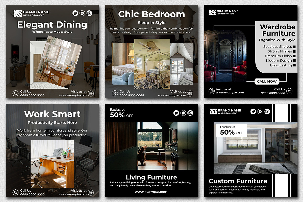 Indoor Social Media - Canva Template, a Social Media Template by Mohammad Sarfaraz (Photo 6 of 9)