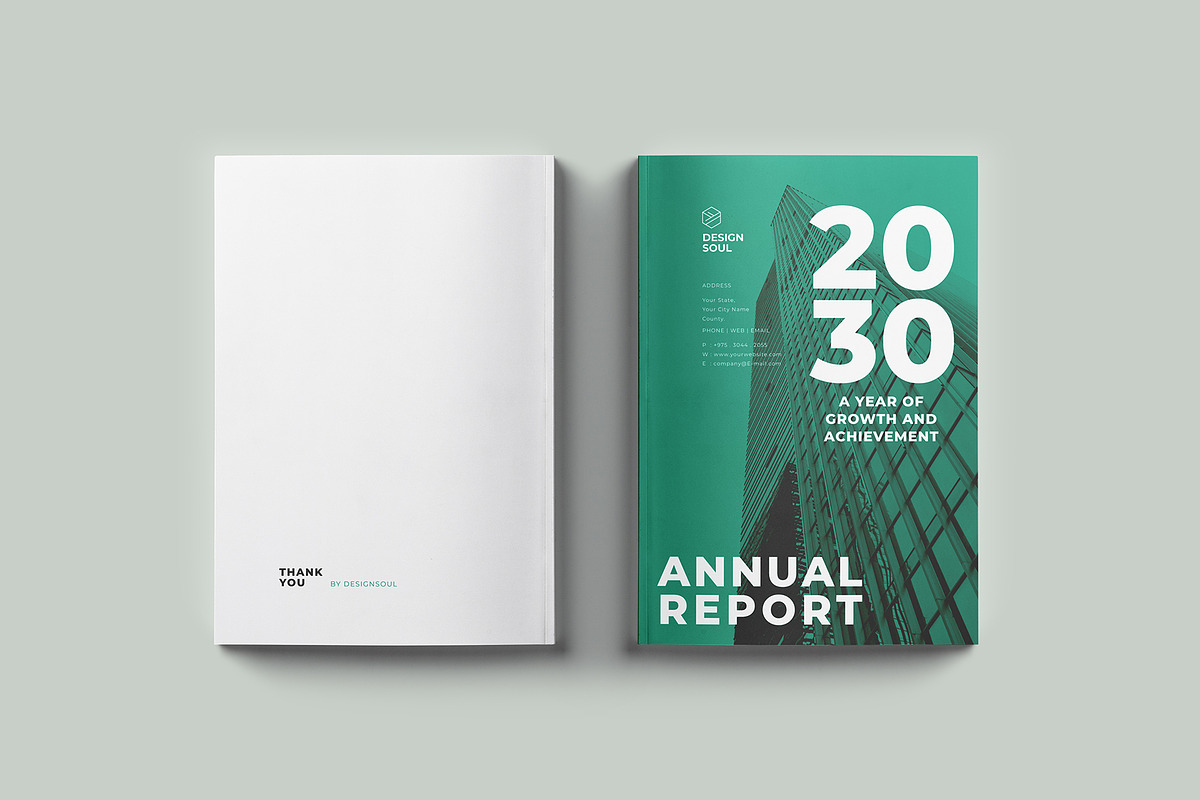 Corporate Annual Report Layout, a Brochure Template by Designsoul14 (Photo 15 of 15)