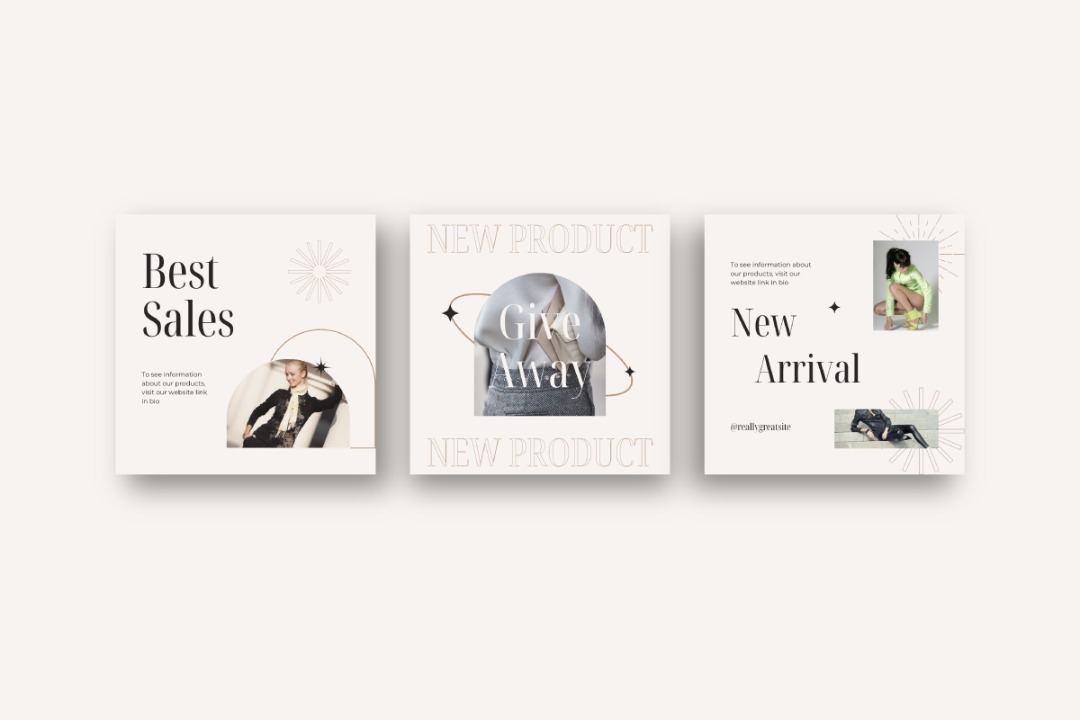 Simpine Fashion - Canva Instagram, a Social Media Template by Inkofert (Photo 4 of 11)
