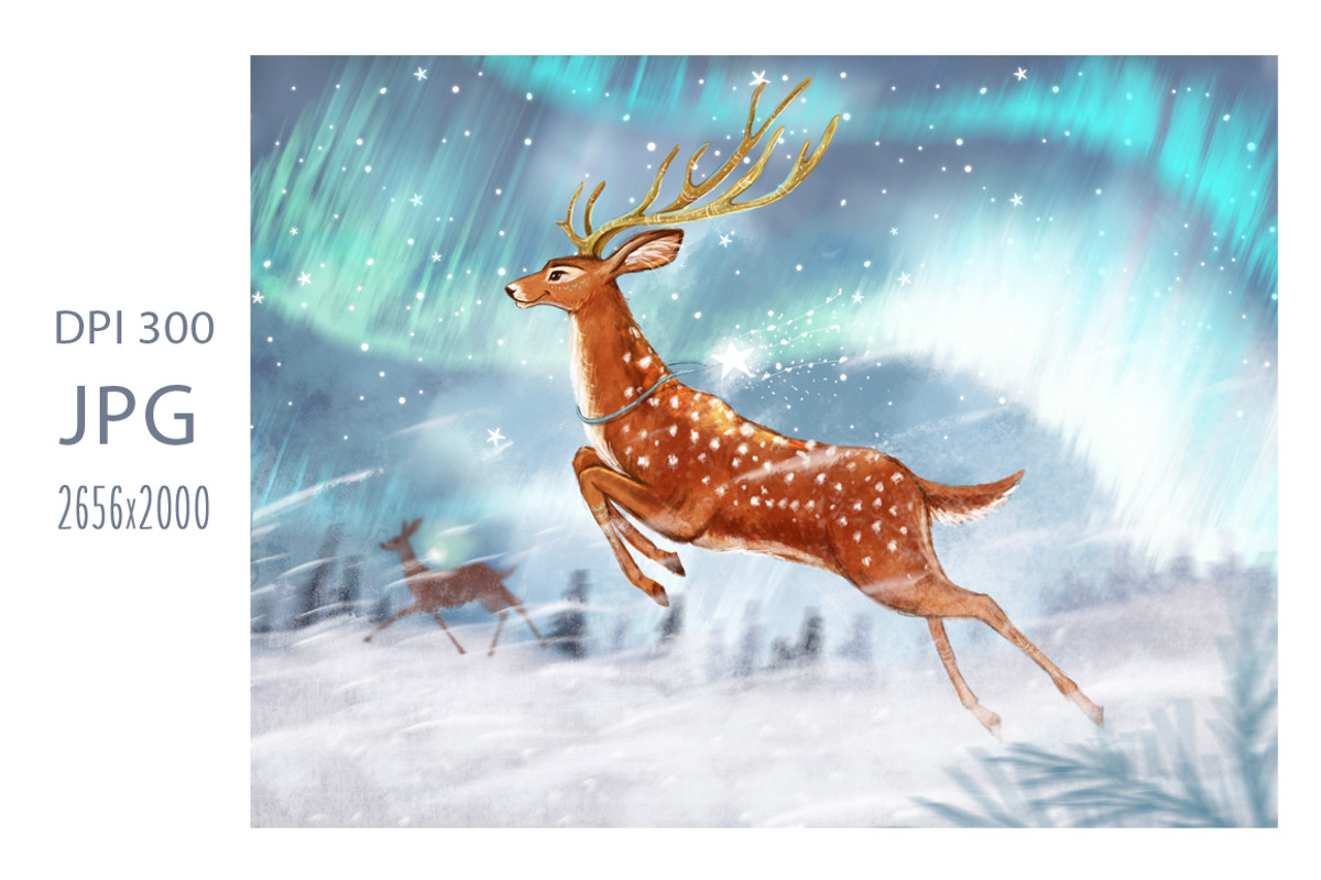 Set with winter illustrarions, an Illustration by JulianArt (Photo 2 of 4)