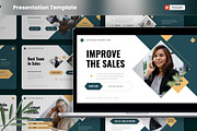 Salesdeck Presentation PowerPoint, a Presentation Template by MtvtdArt (Thumbnail 1 of 6)