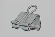 Binder Clip, an Object 3D Model by fahad121 (Thumbnail 8 of 8)