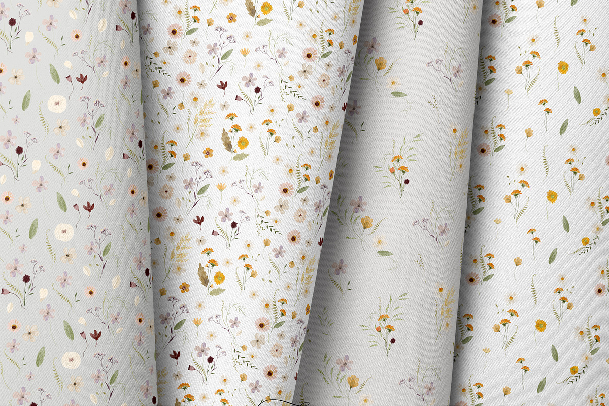 FIELD WILDFLOWERS watercolor, a Decorative Illustration by Lana Elanor (Photo 9 of 12)