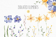 Watercolor Spring Easter Clipart, a Texture Illustration by YuliyaArtGarden (Thumbnail 2 of 12)
