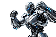 Futuristic robot warrior Ready for C, a Technology Photo by Stock Shape (Thumbnail 1 of 4)