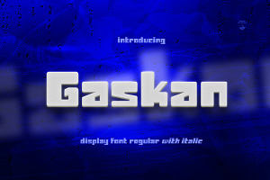 Gaskan - Display Font