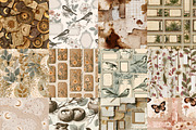 77 Vintage Ephemera Digital Paper, a Pattern Graphic by LA Design (Thumbnail 4 of 10)