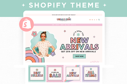 Retro Shopify Theme Template