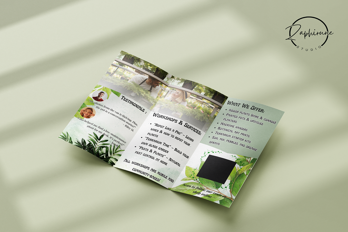 Plant Boutique Branding Bundle, a Branding & Logo Template by Zaphirune_Studio (Photo 3 of 5)
