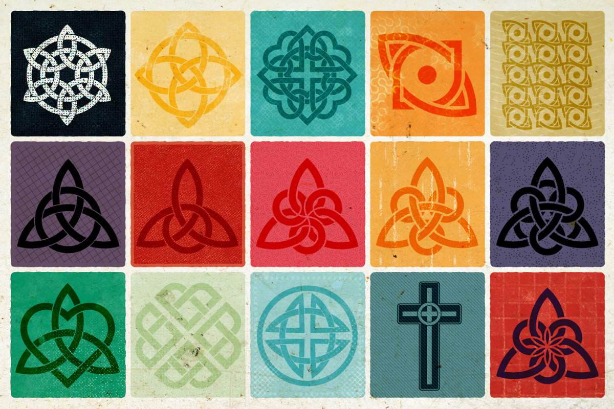 Celtic Knot Style Symbols, an Object Graphic by BackYard Graphics Co. (Photo 3 of 10)