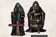 71 Halloween Horror Cliparts, a Seasonal Illustration by ThatsDesignArt (Thumbnail 10 of 15)