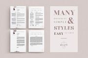 Simple Resume BUNDLE Template M, a Resume Template by Showy68 Template (Thumbnail 6 of 7)