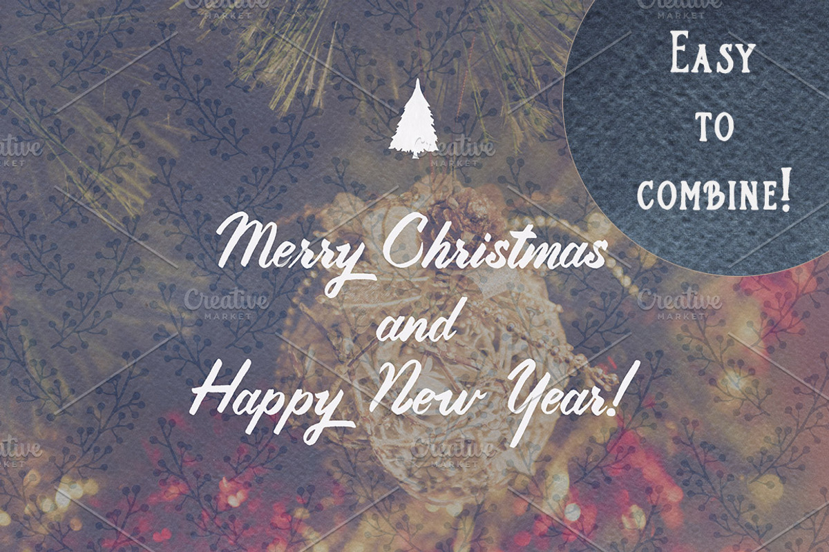 Merry Christmas Cards, a Card Template by Nazar Hrabovyi (Photo 5 of 7)